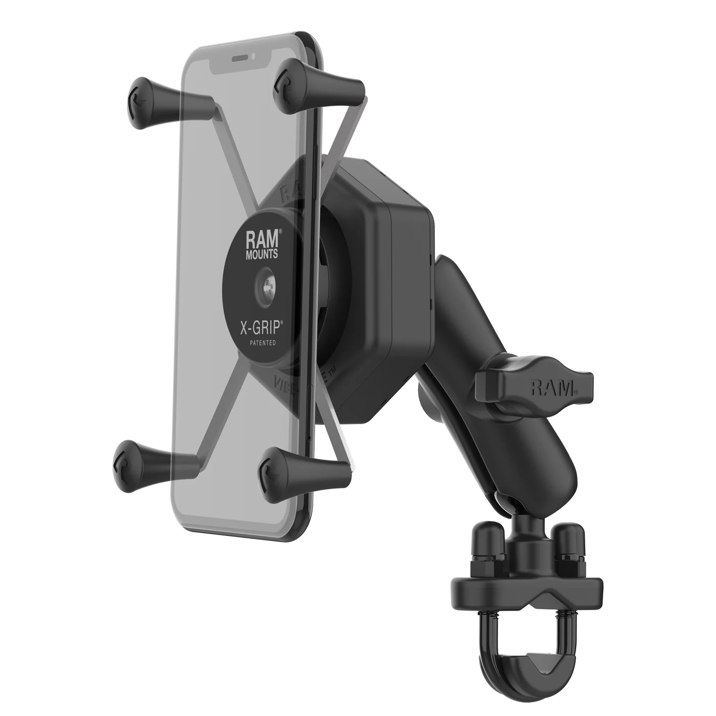 RAM-B-149Z-UN10-462 Large X-Grip®Handyhalterung mit Vibe-Safe™ & Bügelschelle/B-Socket Arm - medium 1