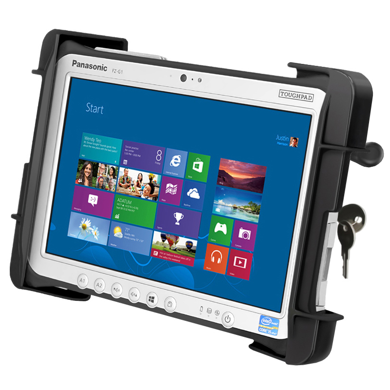 RAM-HOL-TABL19U Tab-Lock Halteschale (abschließbar) für Panasonic Toughpad FZ-G1 - 2