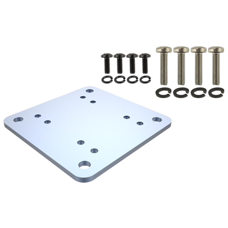 RAM-202-225B-1U Gegenplatte für 60mmx60mm VESA Monitore 1