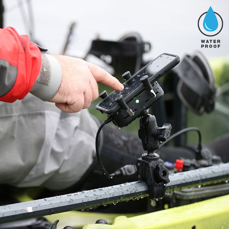 RAM-B-400-A-UN12W-V7M Tough-Charge induktive Motorrad Halterung für Smartphones, Tough-Claw Basis 6
