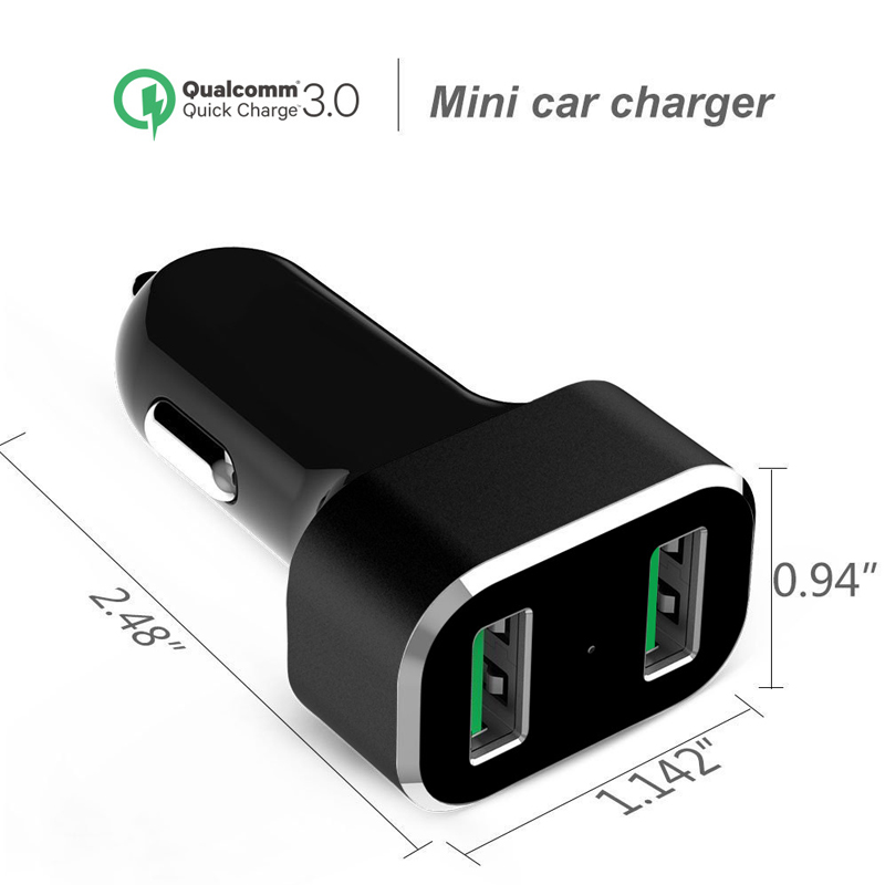 RAM-GDS-CHARGE-USB2QCCIG GDS 2-Port USB-A Zigarettenanzünderadapter mit Qualcomm Quick Charge 3