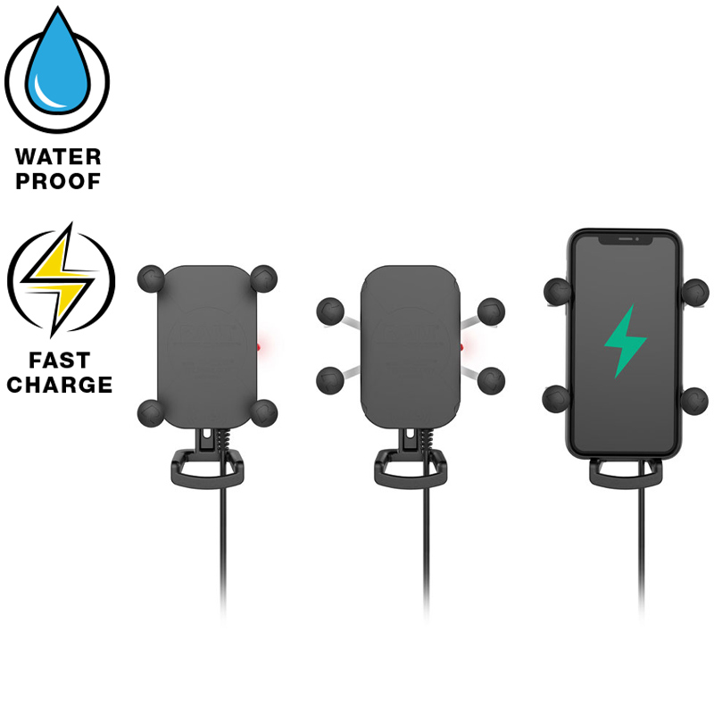 RAM-HOL-UN12WB-V7M Tough-Charge induktive Smartphone Halteklammer, Ladegerät, Verlängerungskabel 3