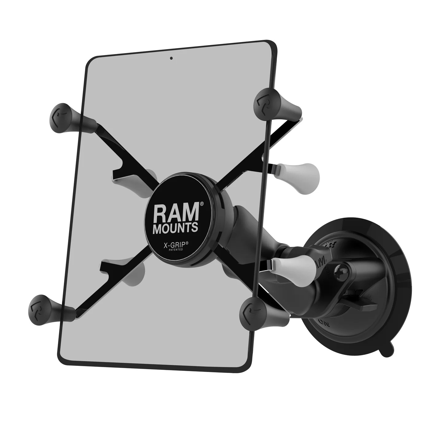 RAM-B-166-UN8U X-Grip Universalhalteklammer-Set für 7-8" Tablets mit B-Arm und Saugnapfbasis 1