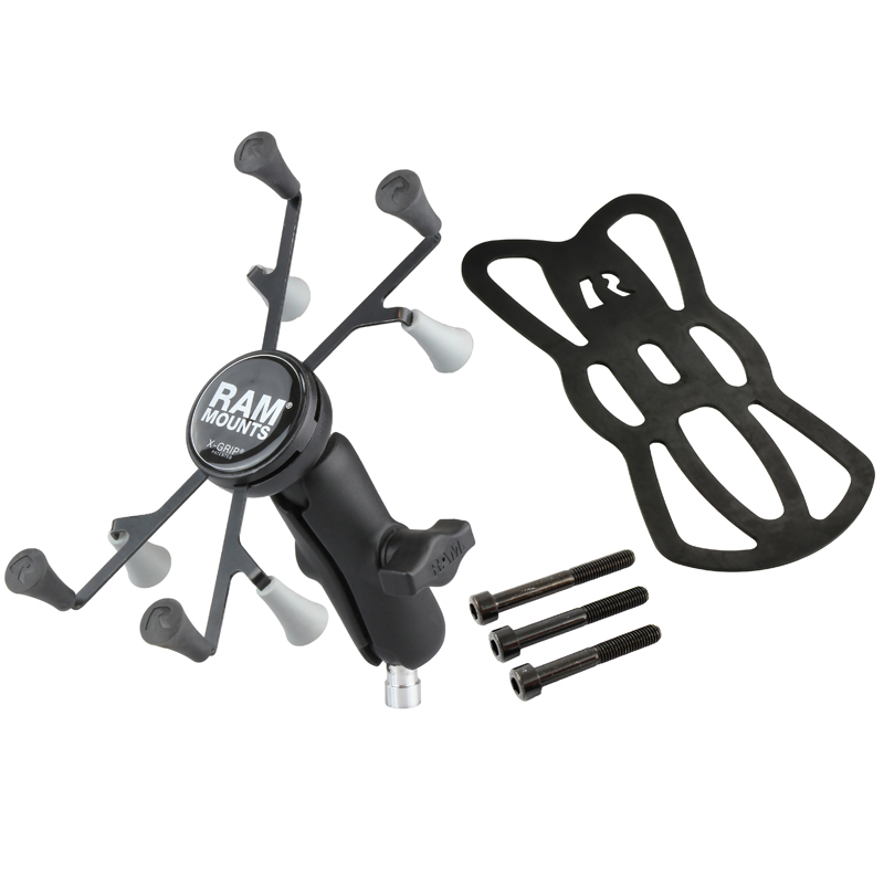 RAM-B-367-UN8U Motorradhalterung mit X-Grip für 7"-8" Tablets - M8-Gewinde + M8 Schrauben 2