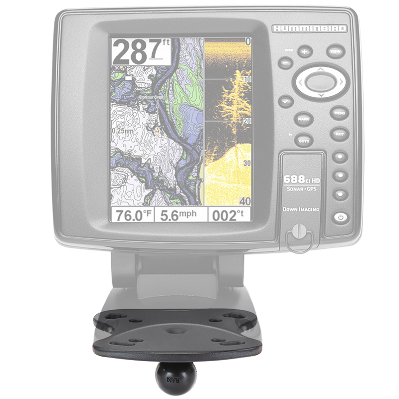 RAM-B-107BU B-Kugel mit Adapterplatte für Humminbird 1