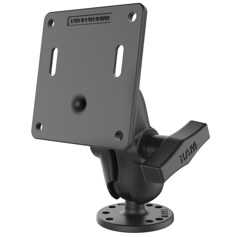 RAM-101U-B-2461 Basisset mit RAM Round Base und VESA-Platte 75x75 1