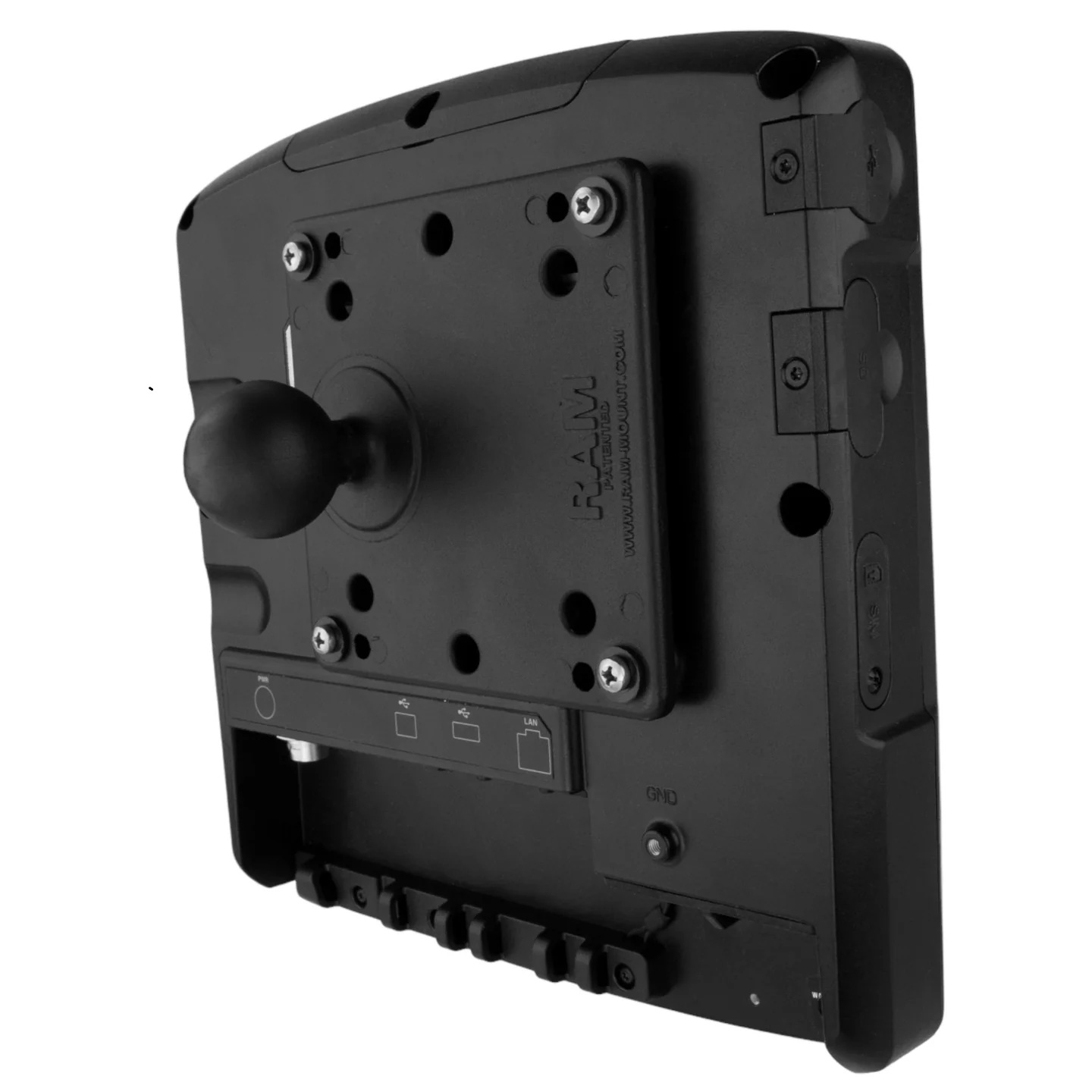 RAM-246U VESA Platte 100 x 100 mm mit C-Kugel 3