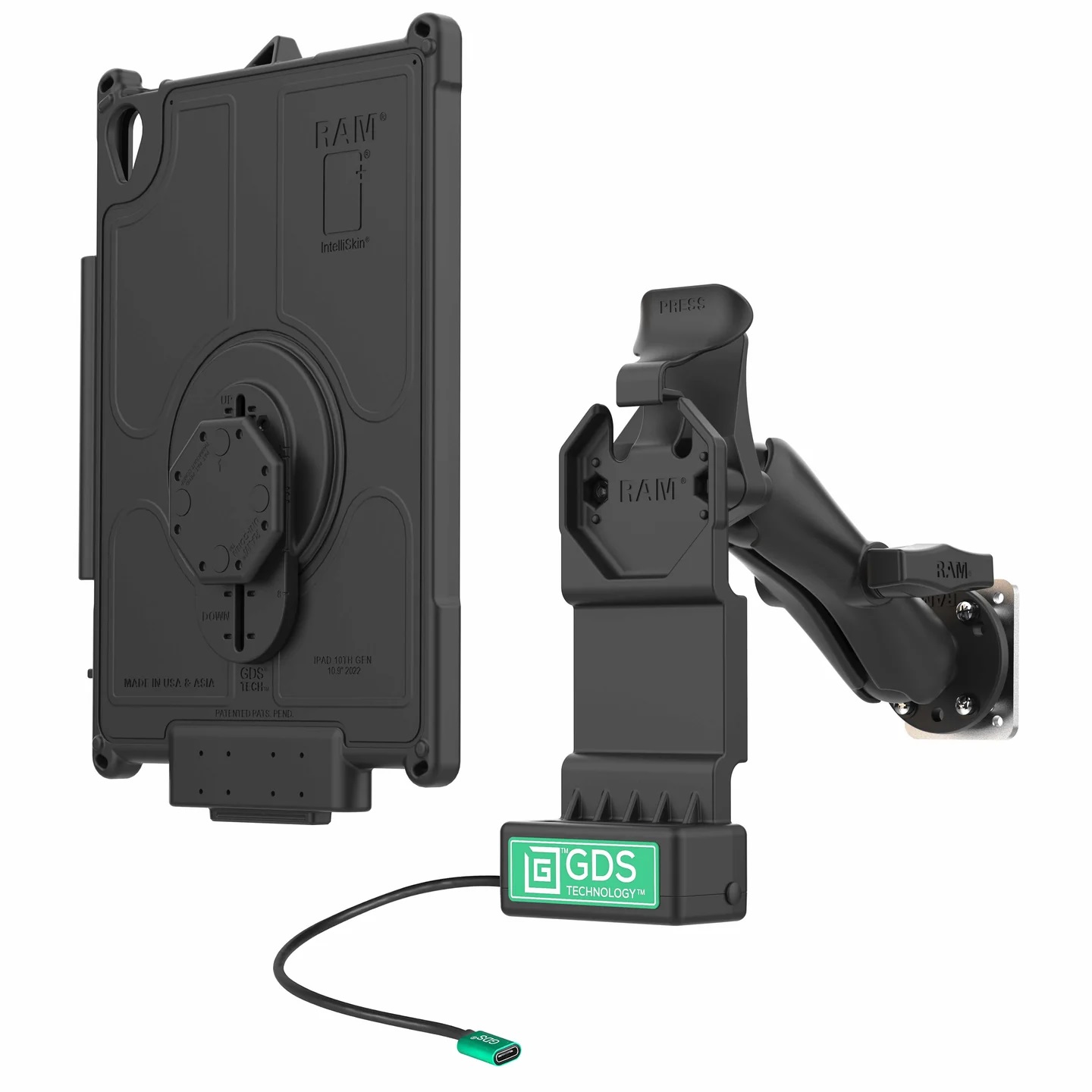 RAM-GDS-U1-AP40-KIT1 GDS® Uni-Conn™ Vehicle Bundle für Apple iPad 10th Gen 2