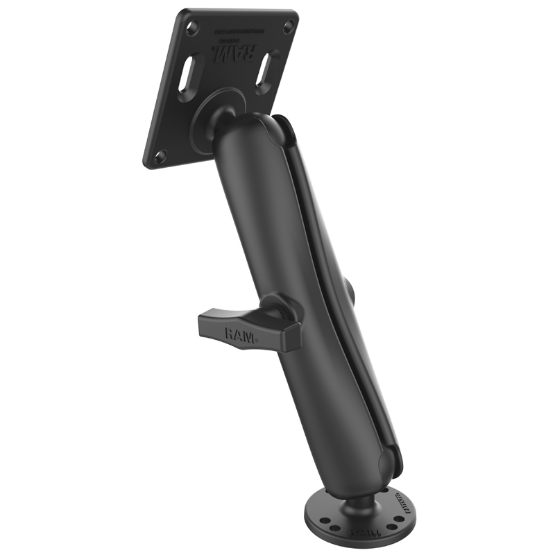 RAM-101U-D-2461 Basisset mit VESA-Platte 75x75 und Round Base 2