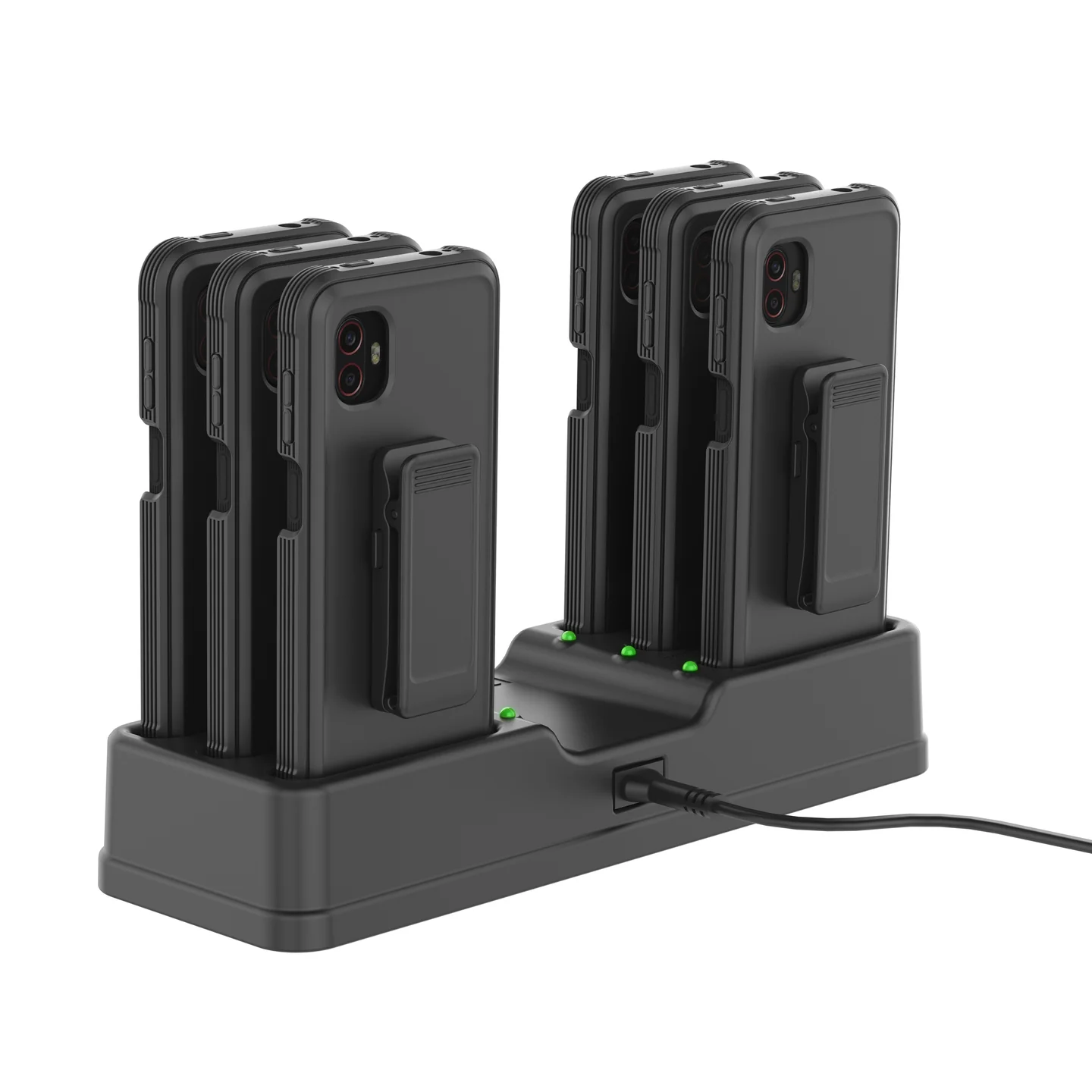 RAM-DOCK-6G-SAM84CPU RAM 6-Port Dock für XCover7 & XCover6 Pro mit OEM- oder RAM Skin - Schwarz 4