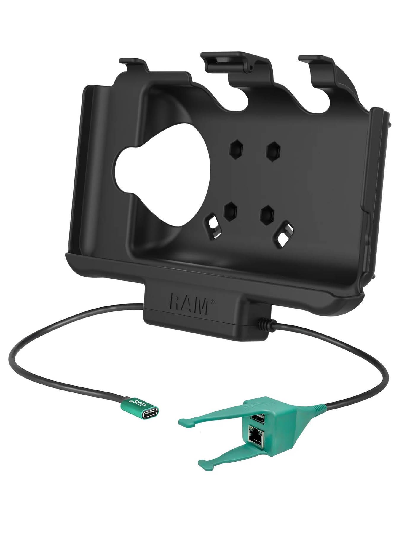 RAM-HOL-SAM60CP-RJ45AU EZ-Roll'r Ladestation für Samsung Tab Active 5&3 Input USB-C Output RJ45 & USB-A 2