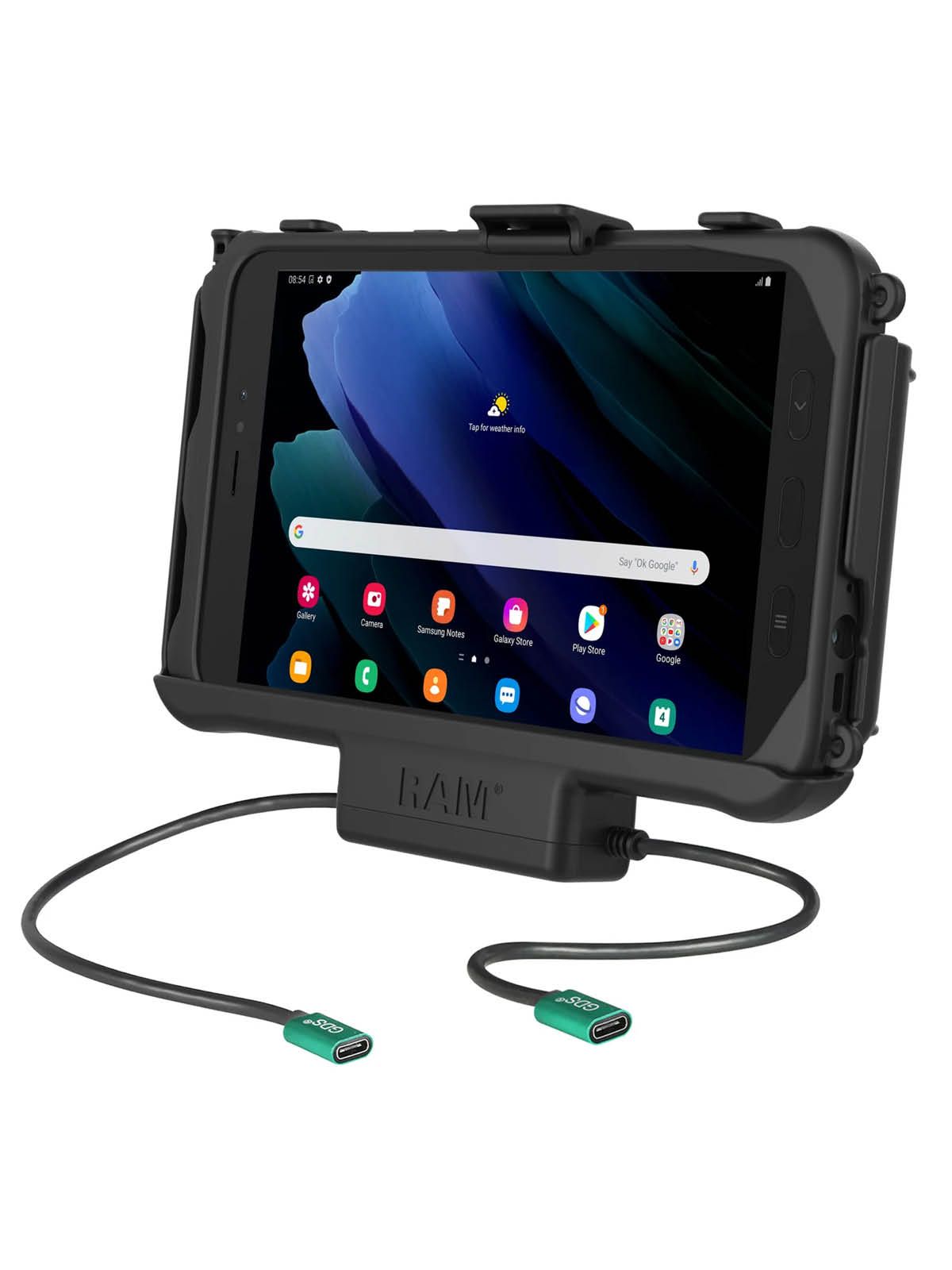 RAM-HOL-SAM60CP-CU EZ-Roll'r Ladestation Samsung Tab Active 5 & 3 USB-C Power & 1 Peripherie USB-C 1