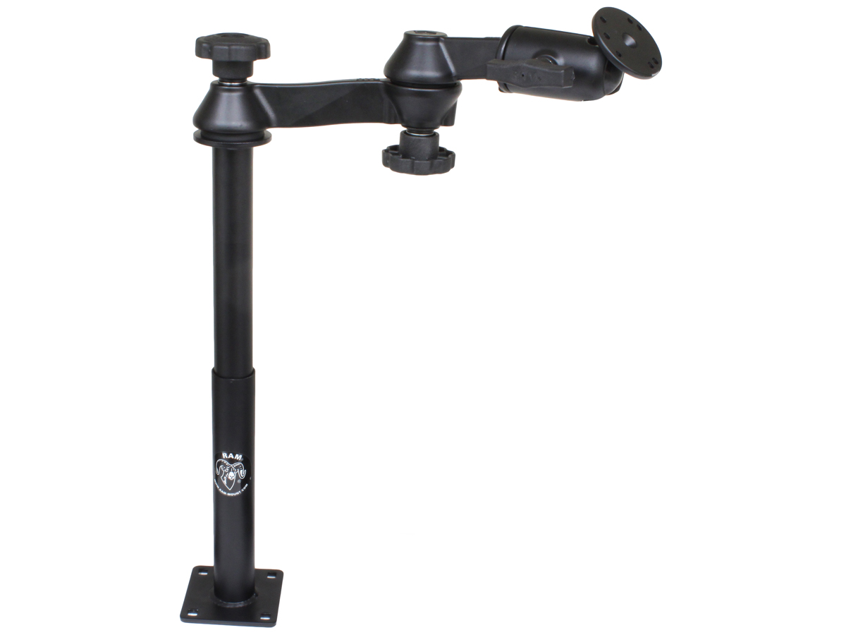 RAM-VP-SW1-129 Tele-Pole Schwenkarm-Halterung mit Doppelschwenkarm, 9"/12" Teleskopstange 1
