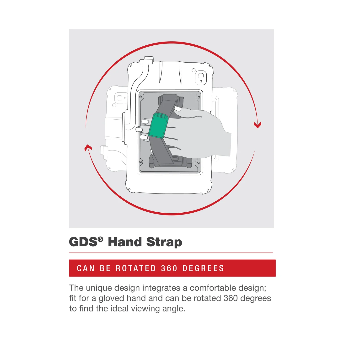 RAM-GDS-HS1M-ZE21U GDS Hand-Stand Magnet-Zubehör für Zebra ET4x 10" 5
