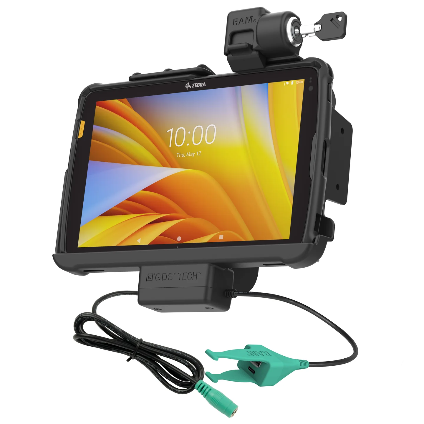 RAM-HOL-ZE21PKL-CAU Zebra ET4x Tough-Dock Plus - Robust und Sicher f\u00fcr Mobile-Office 1