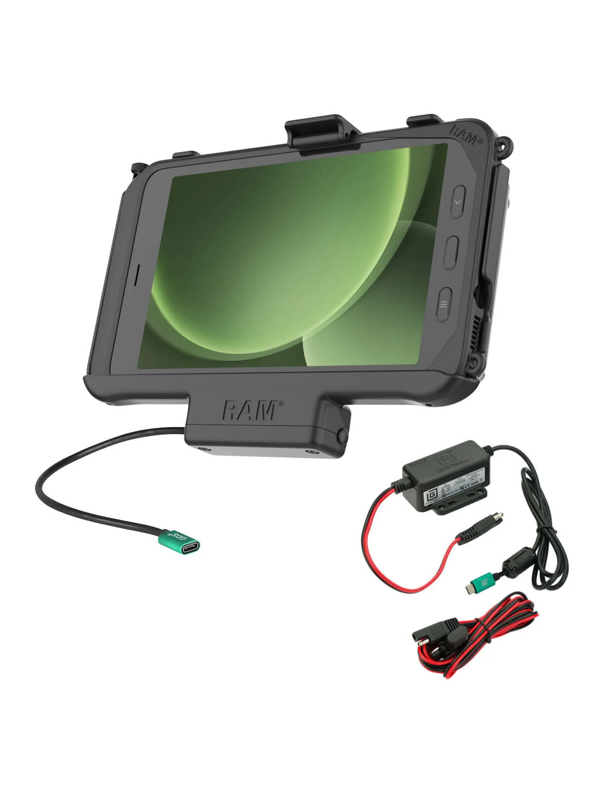 RAM-HOL-SAM60CP-V7CU EZ-Roll'r Ladedock inkl. Festanschluss für Samsung Galaxy Tab Active 5, 3 & 2 1