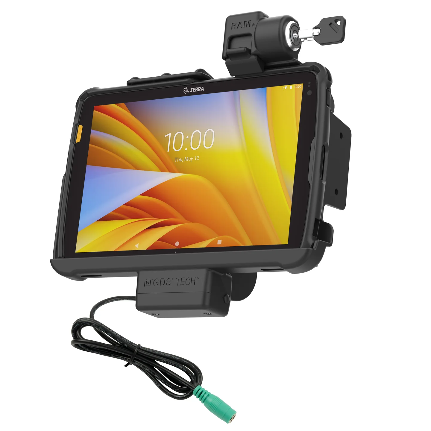 RAM-HOL-ZE21PKLU RAM Ladedock für Zebra ET4x 10" Tablets im Rugged Frame (abschließbar) 0