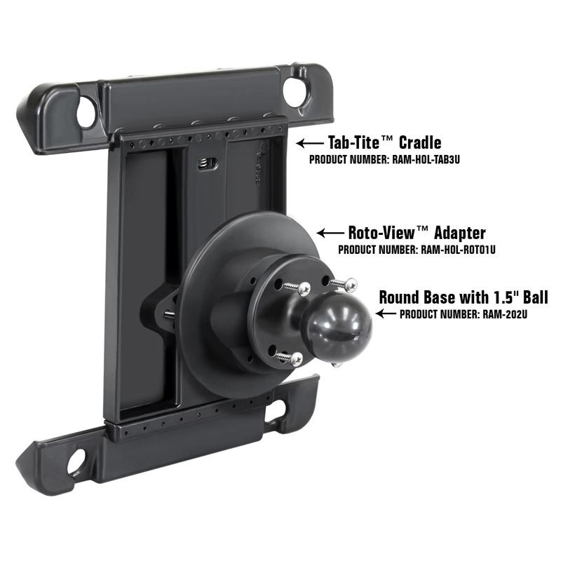 RAM-HOL-ROTO1U Roto-View rotierende Adapterplatte 2