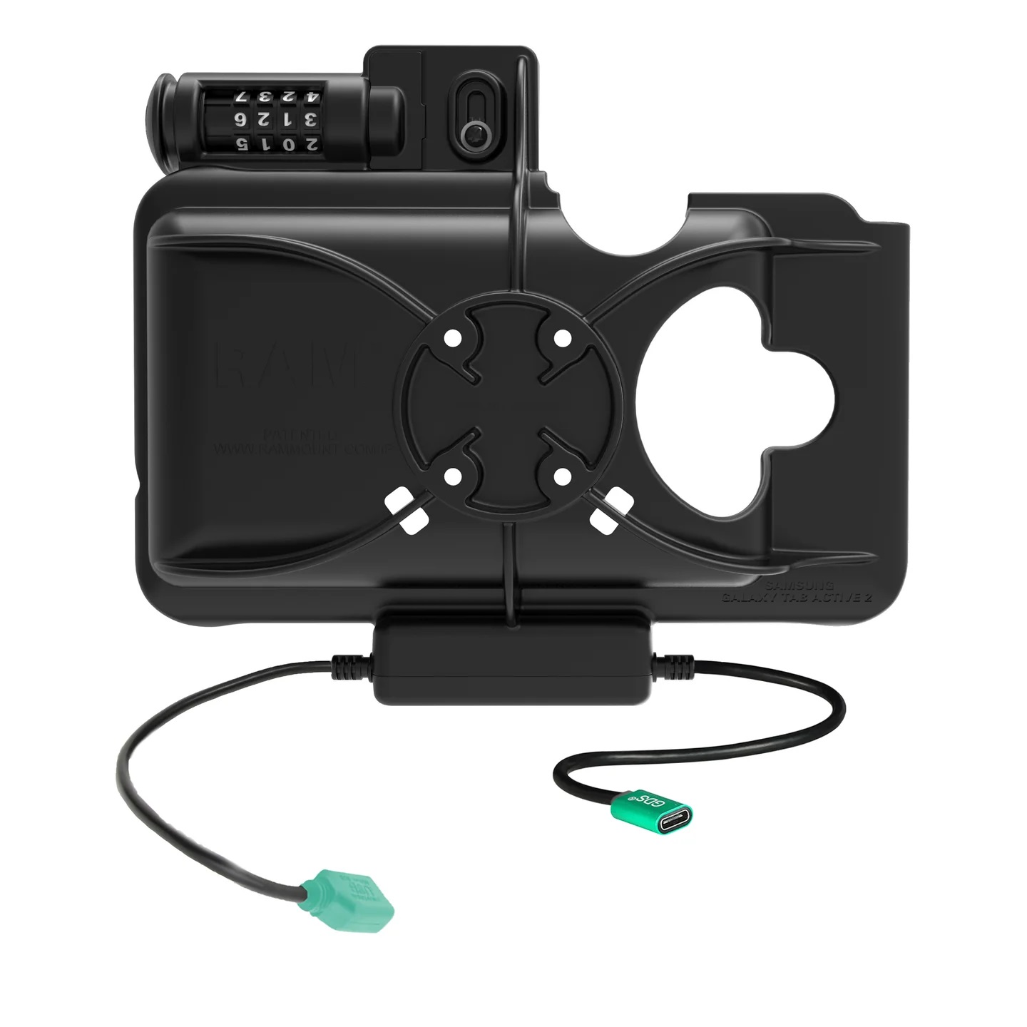 RAM-HOL-SAM58CPCL-1AU EZ-Roll'r™ USB-C Ladedock für Samsung Tab Active5 & 3 -Data USB-A, Zahlenschloss 4 RAM-HOL-SAM58CPCL-1AU EZ-Roll'r™ USB-C Ladedock für Samsung Tab Active5 & 3 -Data USB-A, Zahlenschloss 4