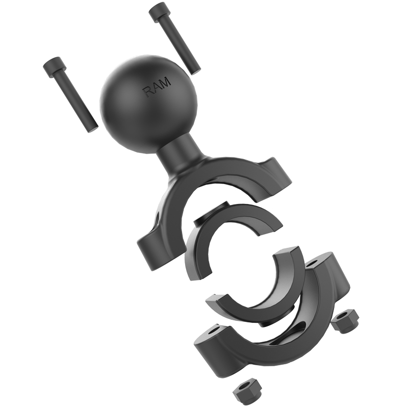 RAM-408-112-15U Torque doppelschellen Rohrbasis groß 1 1/8” - 1 1/2” 2