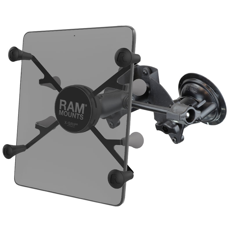 RAM-B-189-UN8-ALA1-KRU X-Grip für 7"-8" Tablets mit RAM Twist-Lock Saugnapfbasis (doppelt) 1
