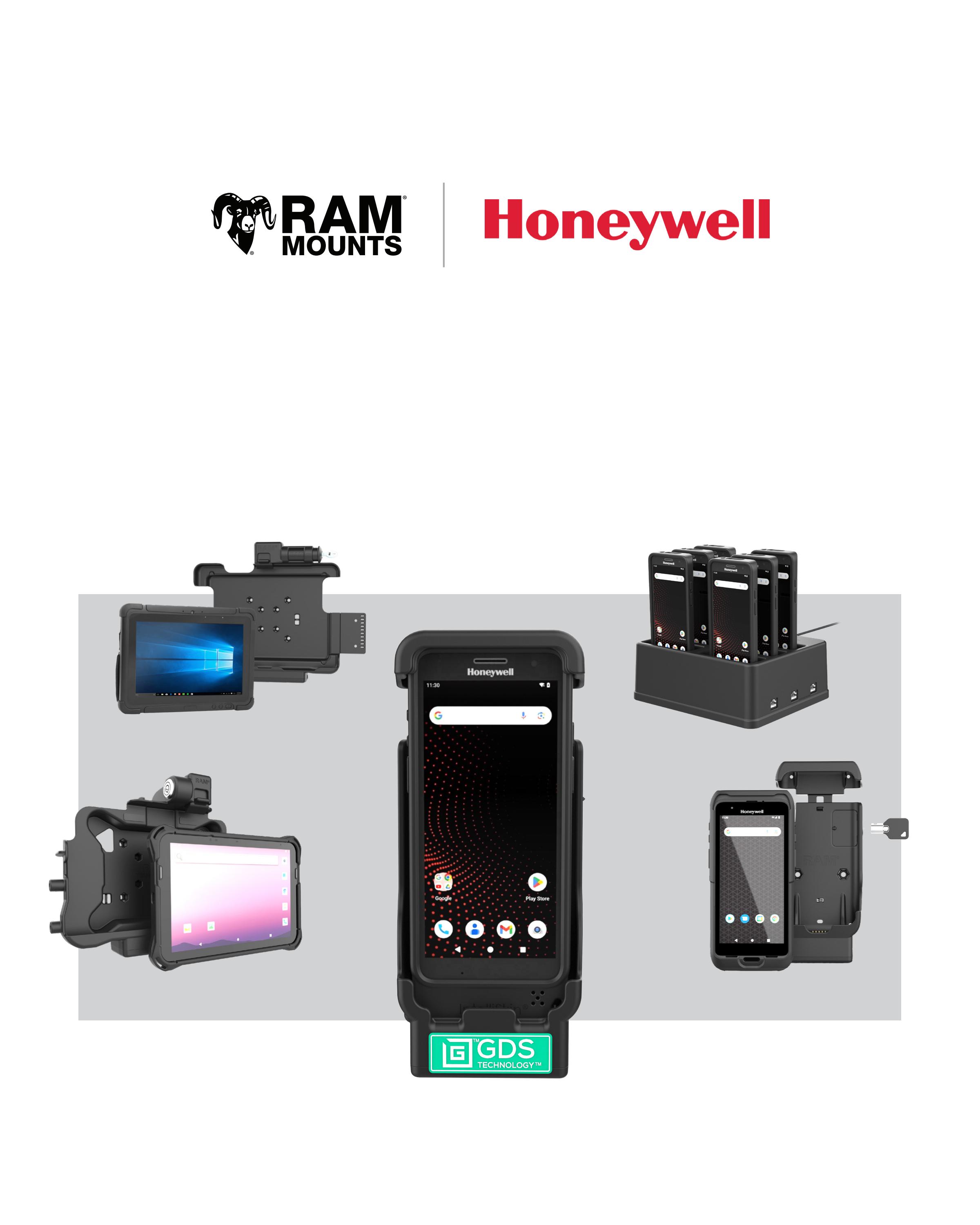 RAM-HOL-HON9CLU Halterung für Honeywell RT10 - Zahlenschloss 4