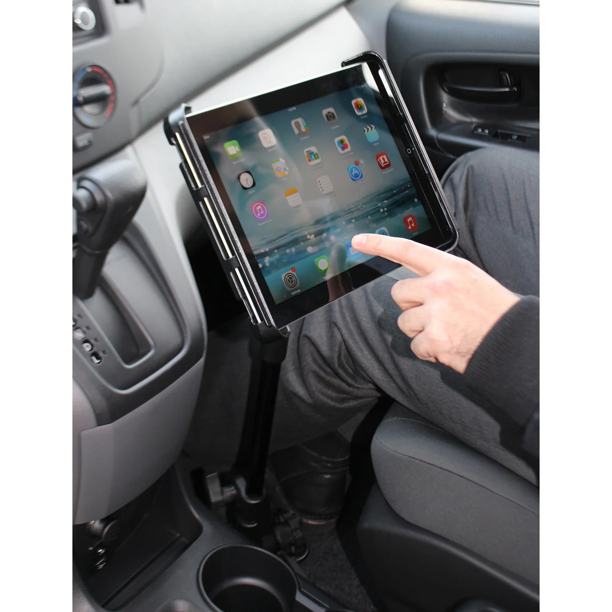 RAM-316-HD-202U POD HD Sitzschienen-Halterset, max. 65 cm mit Zahngelenk 9