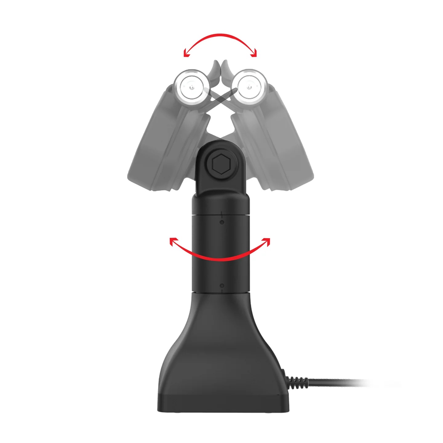 RAM-GDS-DOCKLR-D11-7-U3C GDS® Uni-Conn™ Pedestal Dock 7", abschließbar, Tilt & Swivel-Gelenk, mit USB-C 4