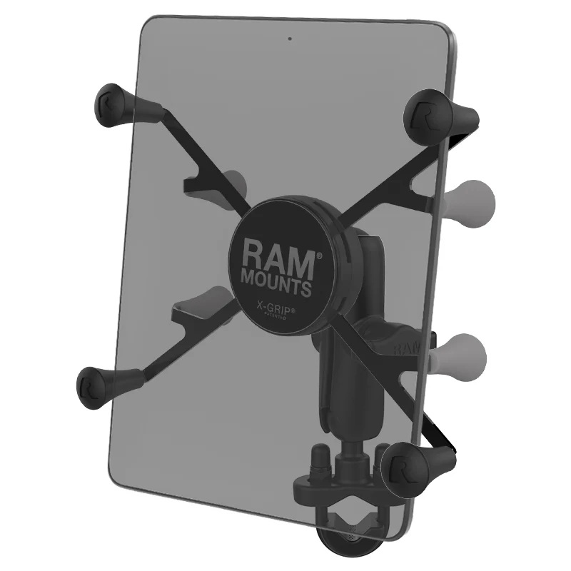 RAM-B-149Z-UN8U X-Grip Lenkerhalterung für 7-8 Zoll Tablets - U-Bügelschelle 2,5-1,25" 0