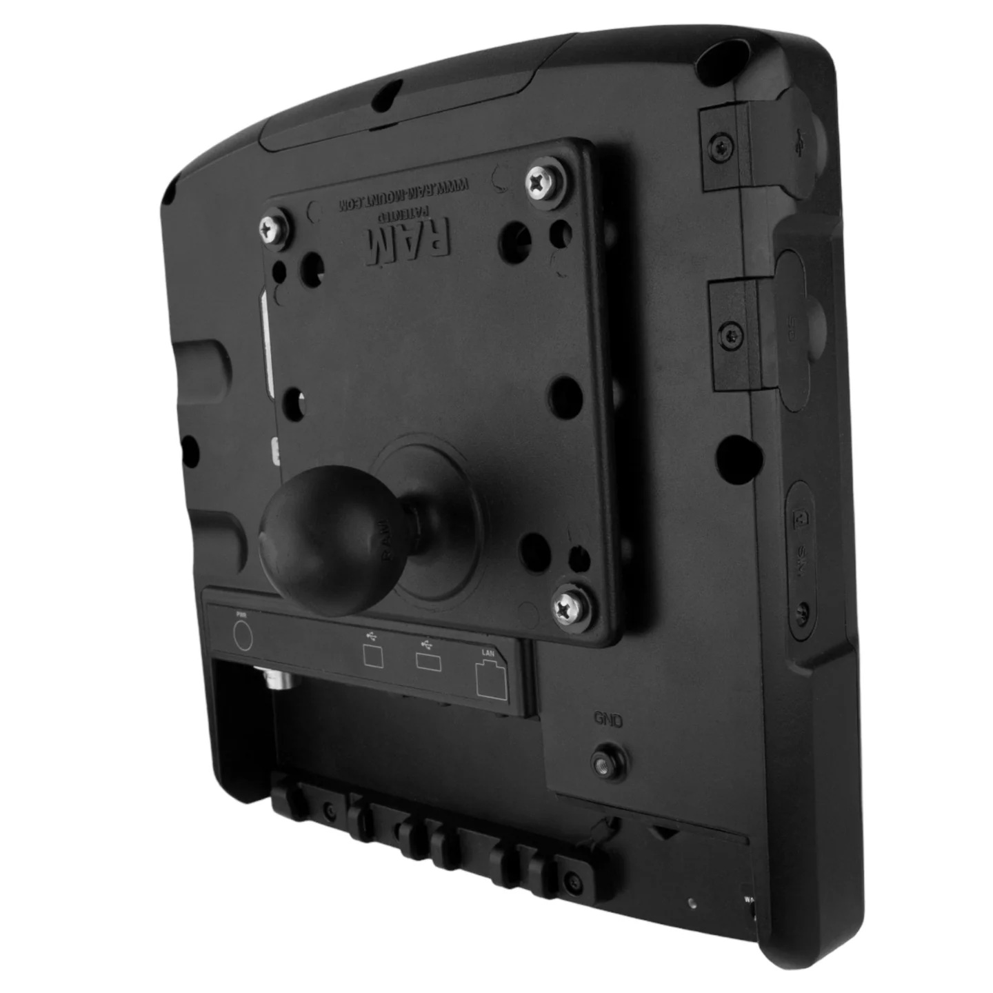 RAM-246U VESA Platte 100x100/75x75 mm mit C-Kugel 5