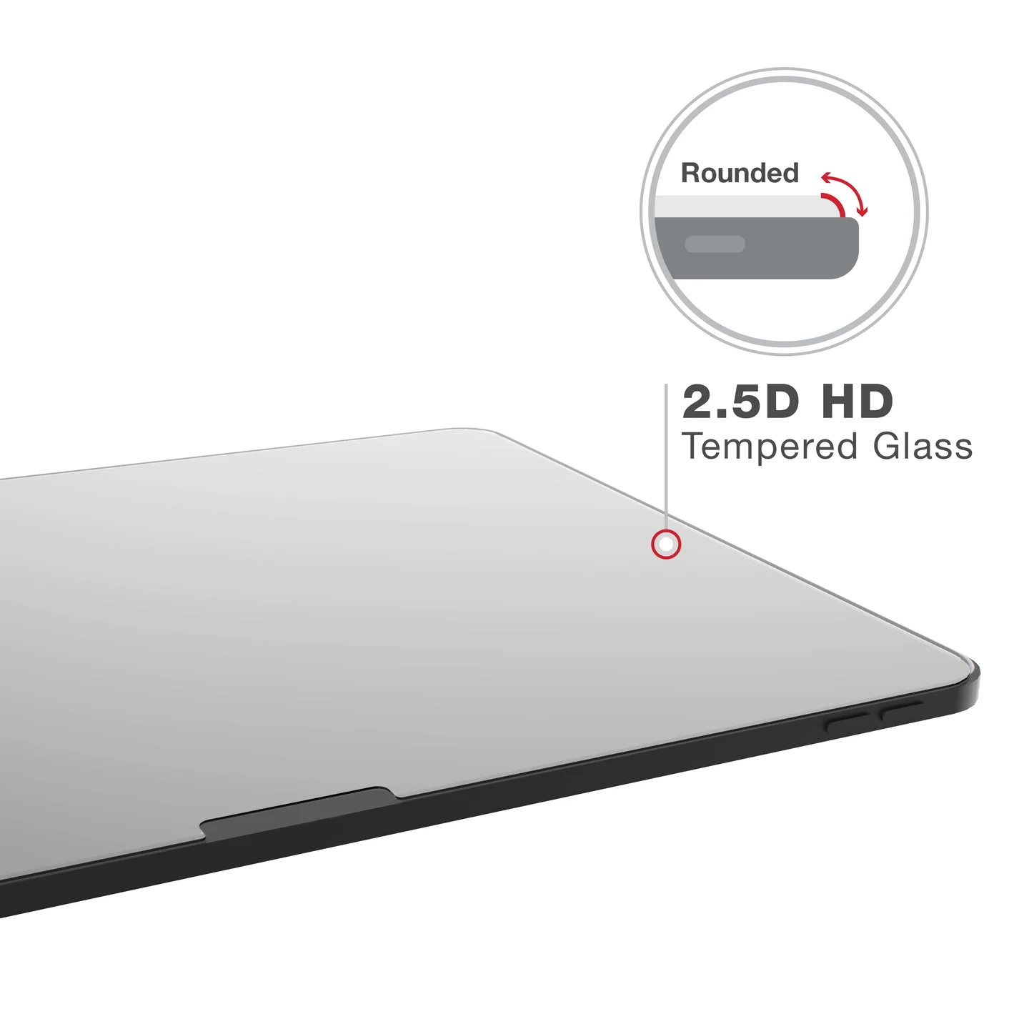 RAP-SKIN-SP-14 RAM® Panzerglas-Displayschutzr für iPad Pro 11" 1-4 Gen, Air 4/5/11 (M2, M3, M4) 3