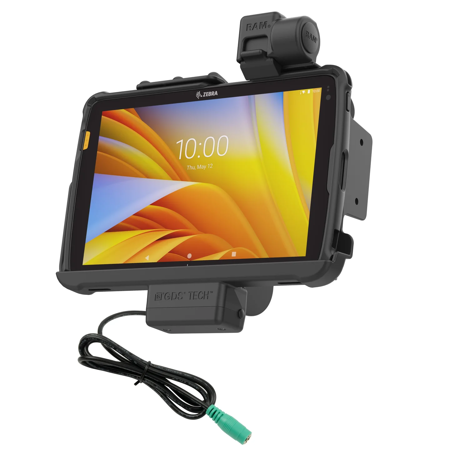 RAM-HOL-ZE21PNLLU RAM Ladedock für Zebra ET4x 10" Tablets im Rugged Frame (Schnappverschluss) 1