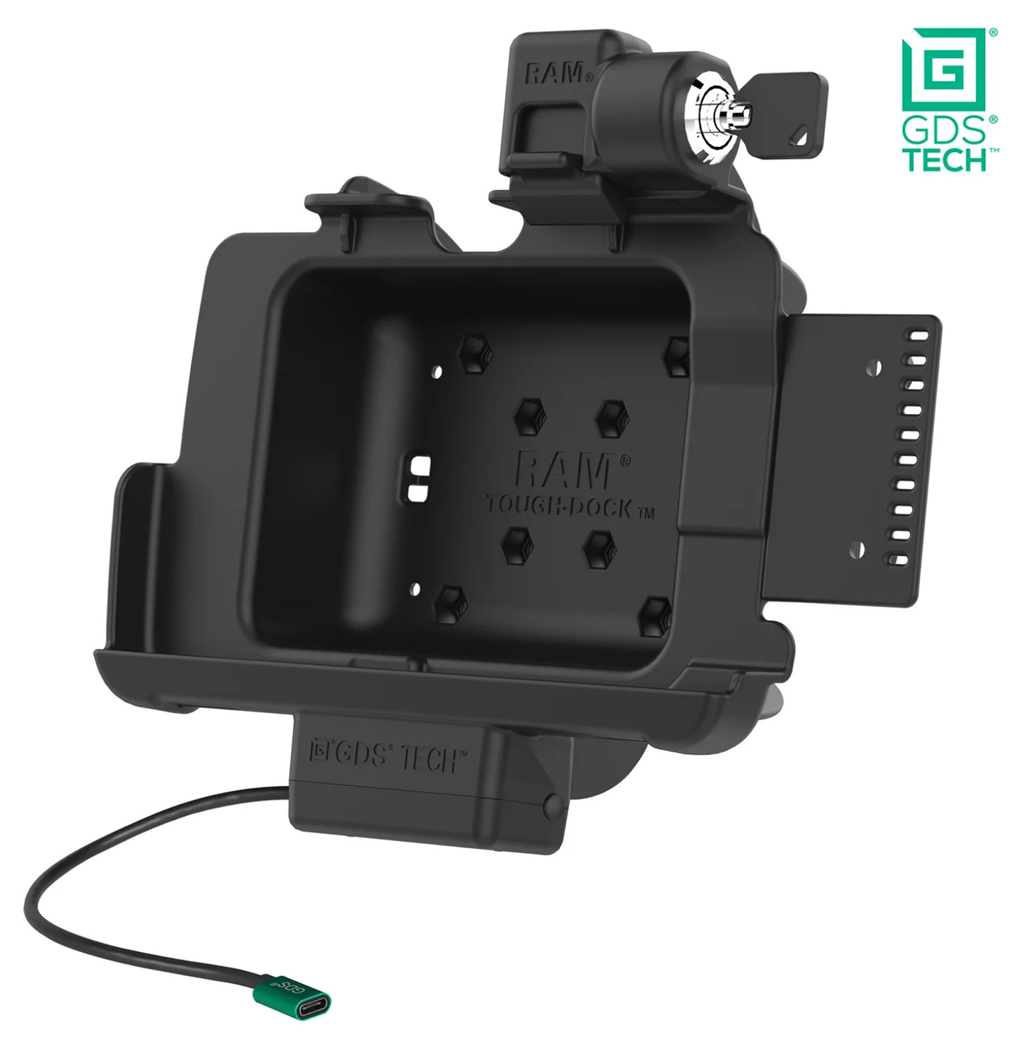 RAM-GDS-DOCKL-ZE20PU GDS Ladedock für Zebra ET4x8" Tablets in IntelliSkin (Abschließbar) 2