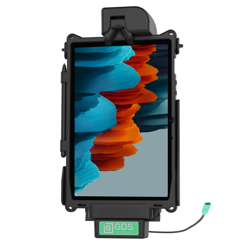 RAM-GDS-DOCK-SAM76CU GDS Tough-Dock für Samsung Tab S7, S9 & S9 FE in IntelliSkin Next Gen 1