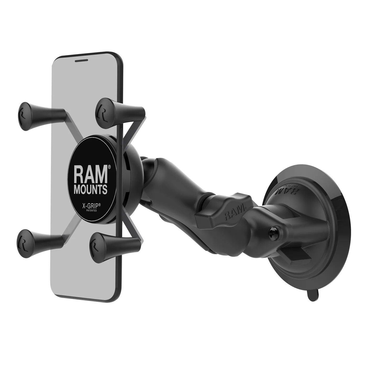 RAM-B-166-UN7U small X-Grip-Halterset für kleine Smartphones - Twist-Lock Saugnapfbasis 9