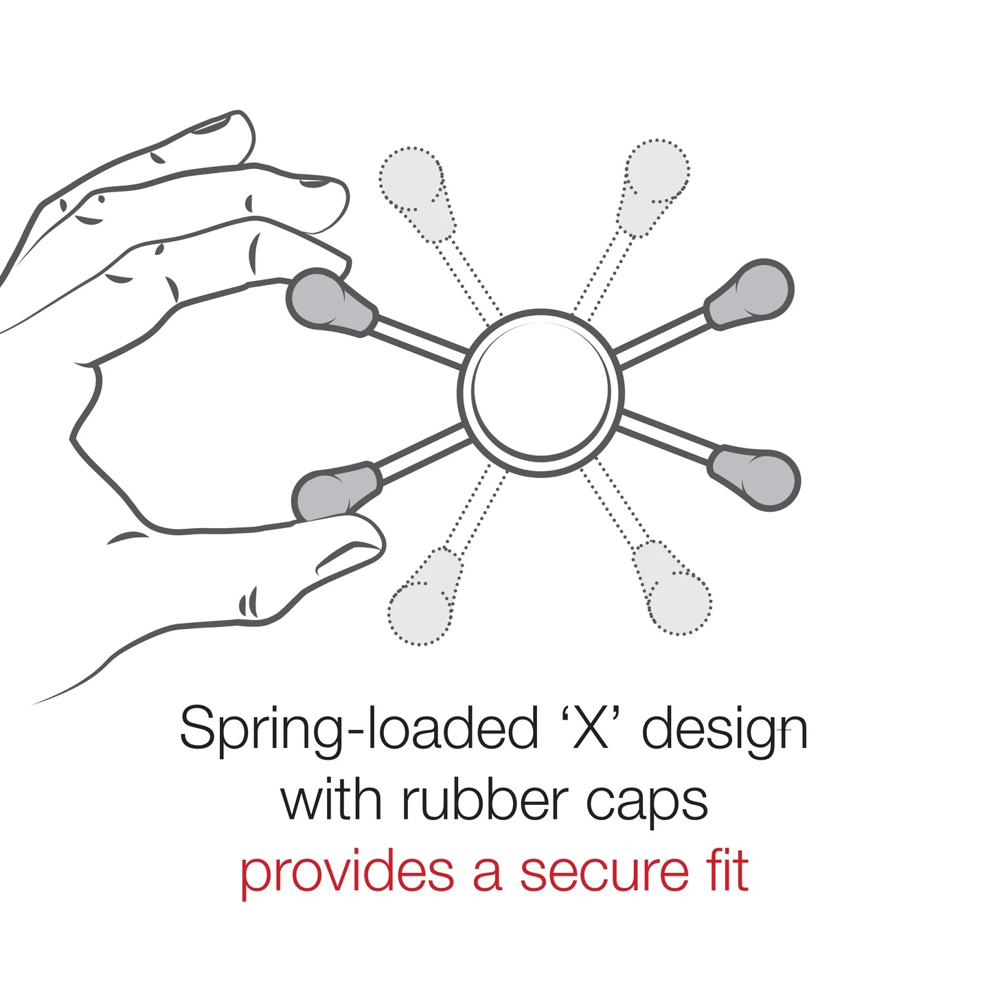 RAM-HOL-UN8BU X-Grip Universalhalteklammer mit B-Kugel für 7-8 Zoll Tablets 10