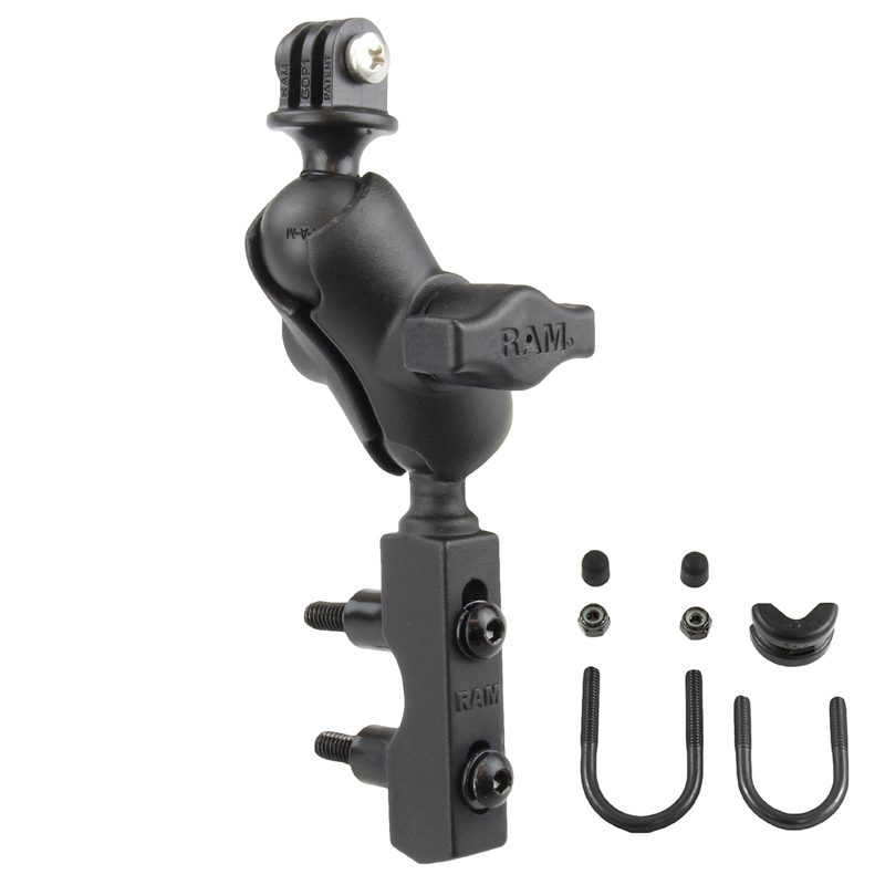 RAM-B-174-A-GOP1U GoPro Halterung mit Motorrad-Basisset 1