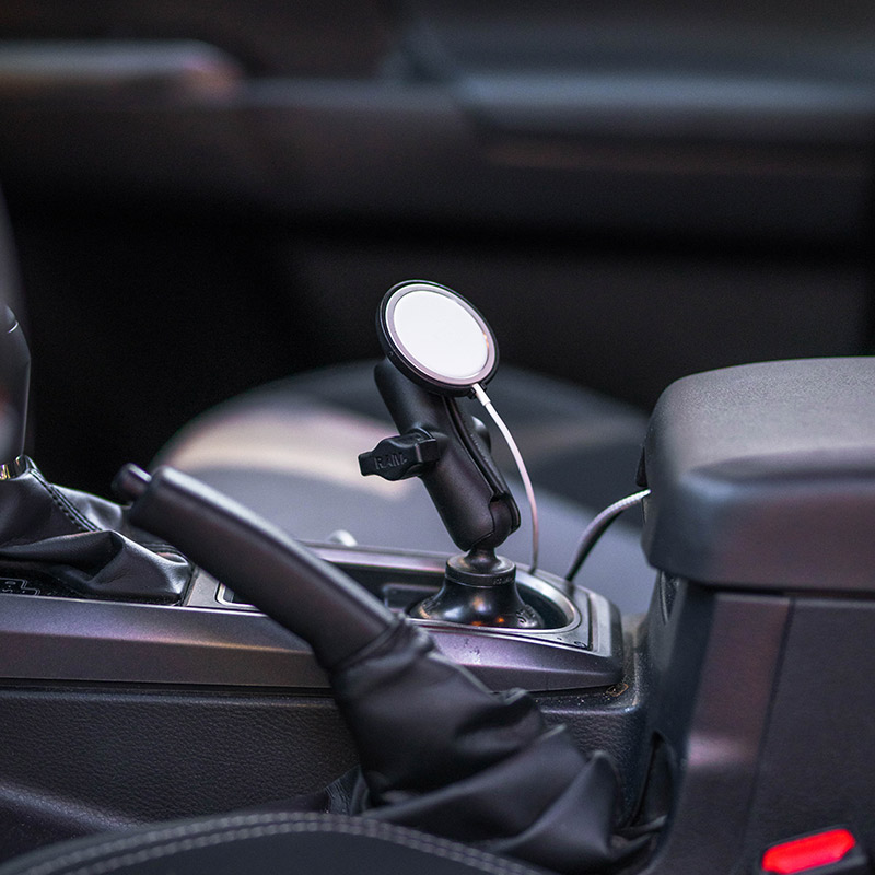 RAP-B-299-4-AP-MAGU Halterung mit Stubby Becherhalter für Apple MagSafe 15 W 6