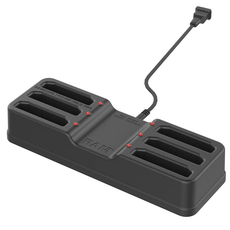 RAM-DOCK-6G-SAM72PU RAM 6-Port Ladedock für Samsung X-Cover Field Pro 2