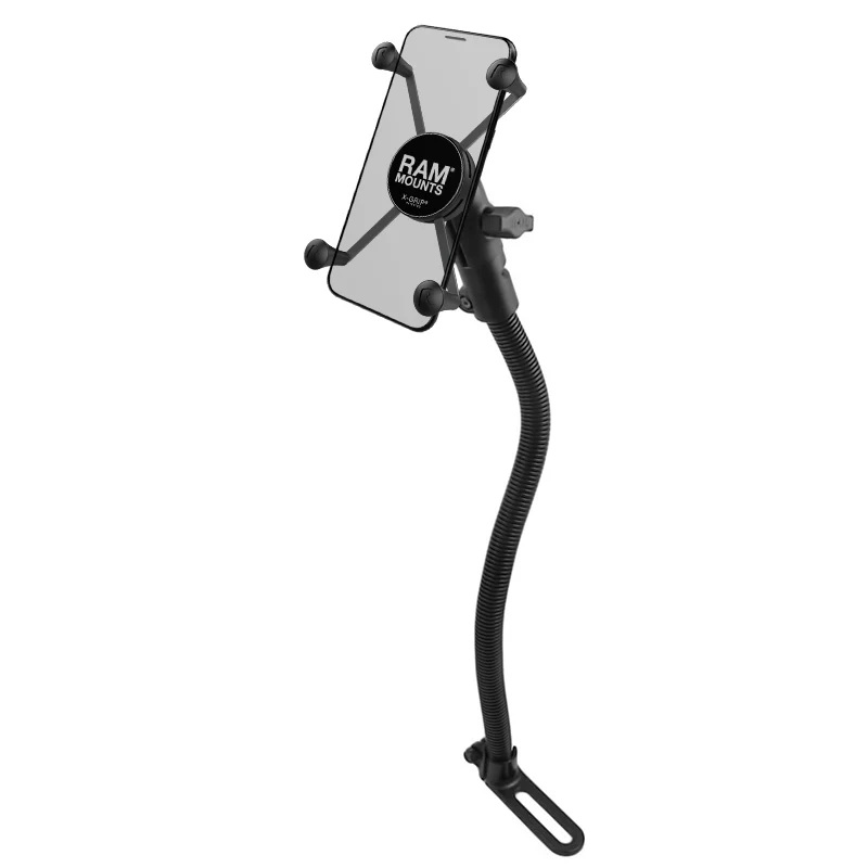 RAM-B-316-1-UN10U X-Grip Sitzschienenhalterung für große Smartphones mit POD I Flexarmhalterset 0
