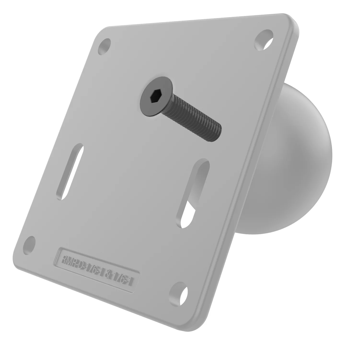 RAM-D-2461U-IN1 VESA-Platte 75 x 75 mm mit D-Kugel - Aluminium, stahlverstärkt 2