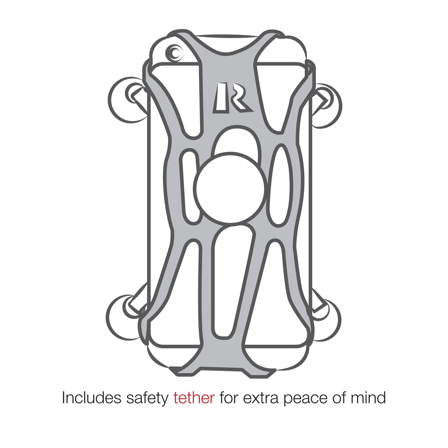RAM-B-400-C-UN7U Small X-Grip® Universalhalteklammer , B-Arm lang, kleine Tough-Claw Klemme 9