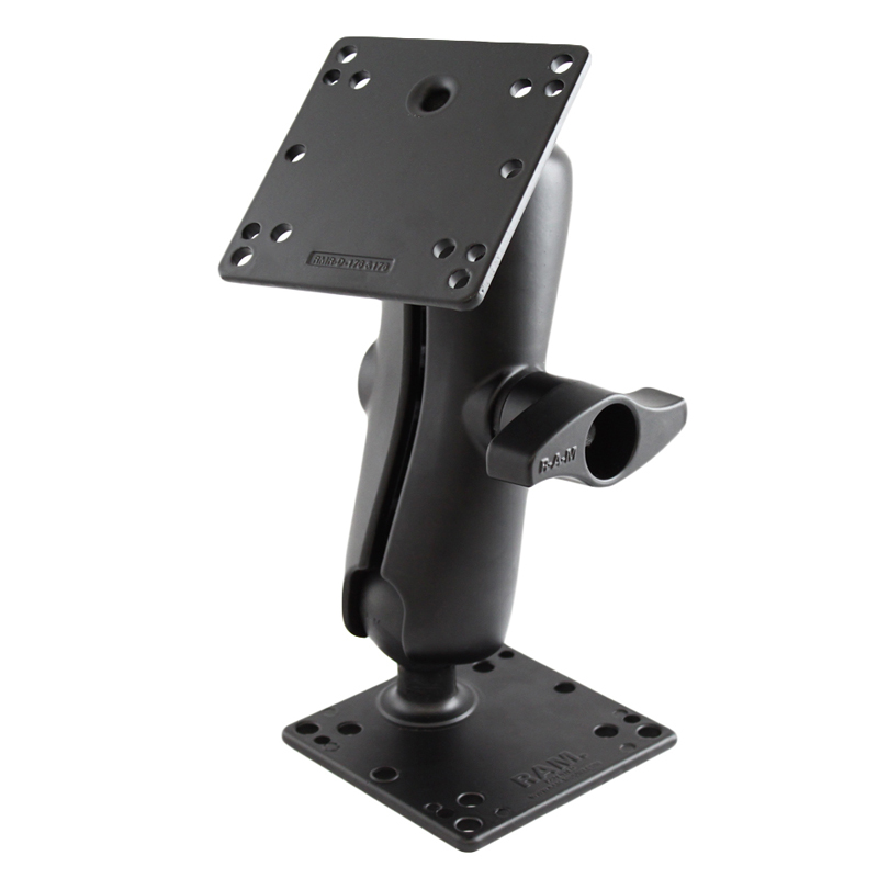 RAM-D-102U-246 Ram Mount D-Arm aus Aluminium mit 2 mal VESA-Platte 100x100 1