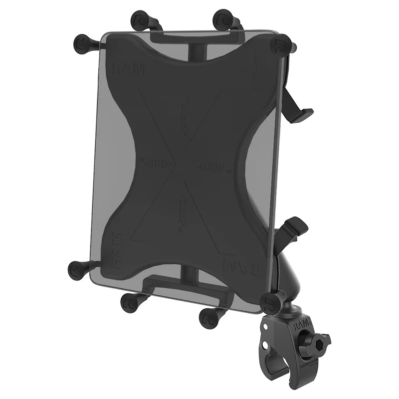 RAM-B-400-C-UN9-ROTO1U X-Grip für 9-11 Zoll Tablets mit rotierender Adapterplatte u. kleiner Tough-Claw 0