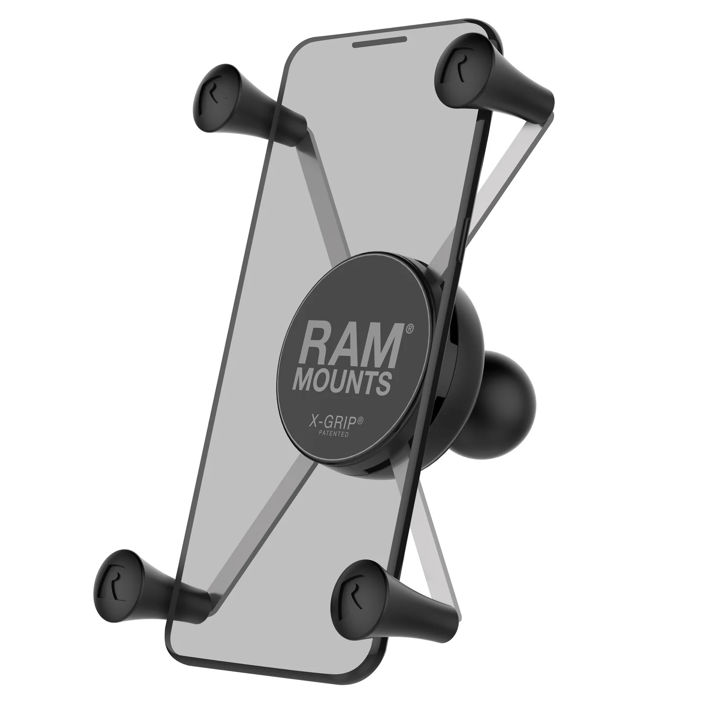 RAM-B-316-1-UN10U X-Grip Sitzschienenhalterung für große Smartphones mit POD I Flexarmhalterset 10