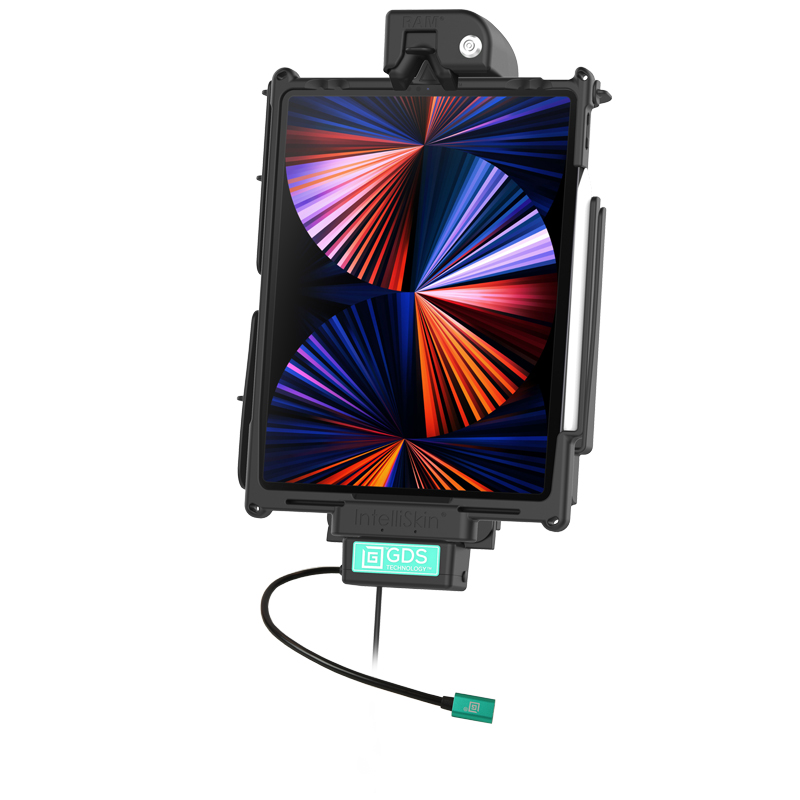 RAM-GDS-DOCKLF-AP37CPU GDS Cool-Dock für iPad Pro 12.9" (3. bis 6. Gen) in IntelliSkin NG, abschließbar 1
