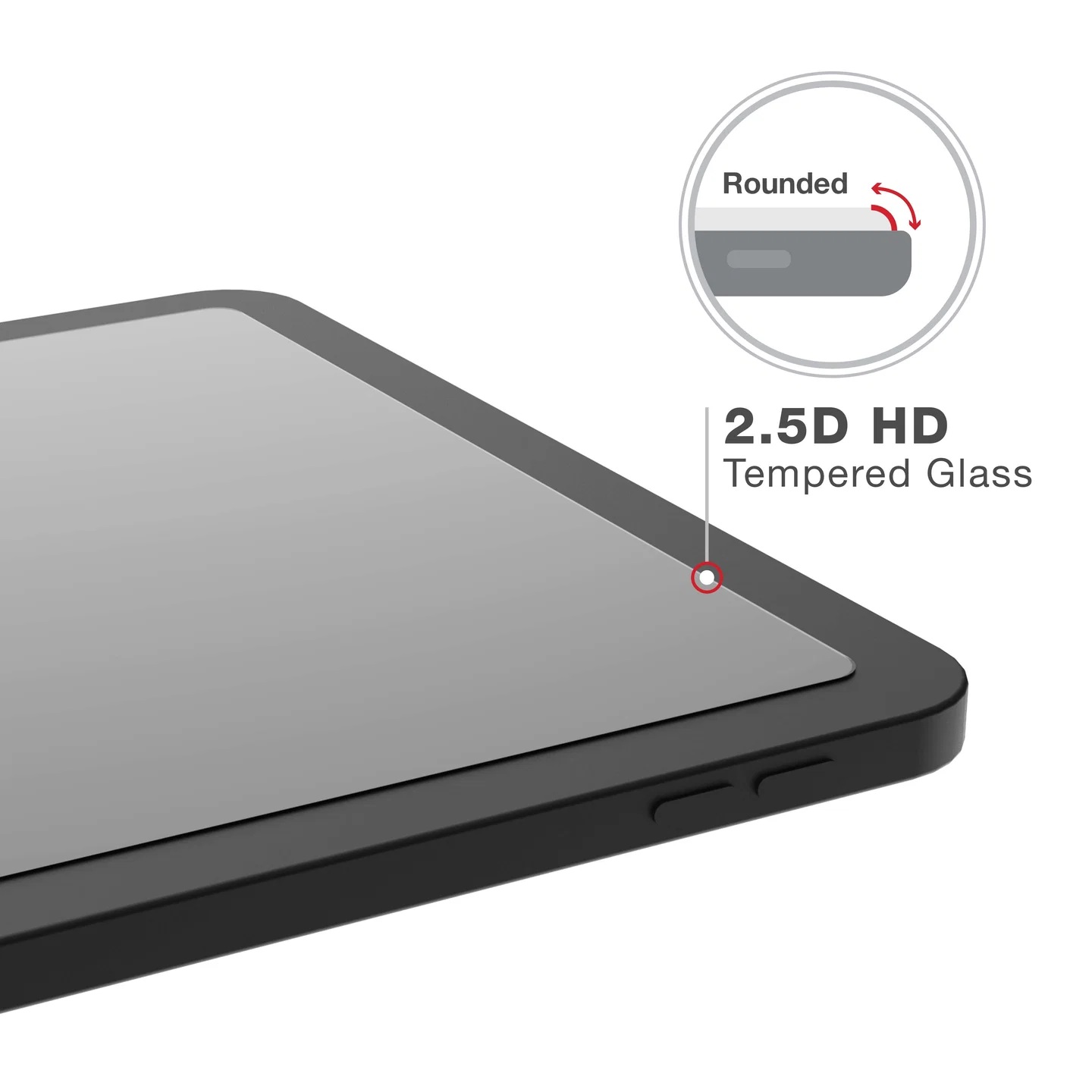 RAP-SKIN-SP-3 RAM® Panzerglas-Displayschutz für Apple iPad 10./11. Gen mit GDS Thin-Case 3